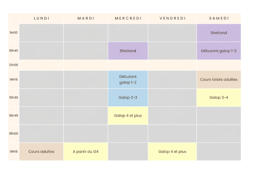 planning cours 2